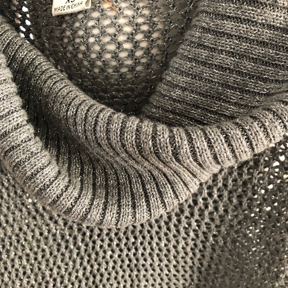 Sweater With Silver Thread Throughout - image 3